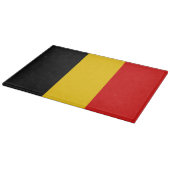 Belgien-Flagge Schneidebrett (Ecke)