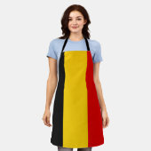 Belgien-Flagge Schürze (Getragen)