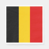 Belgien-Flagge Serviette (Vorderseite)