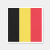 Belgien-Flagge Serviette (Vorderseite)