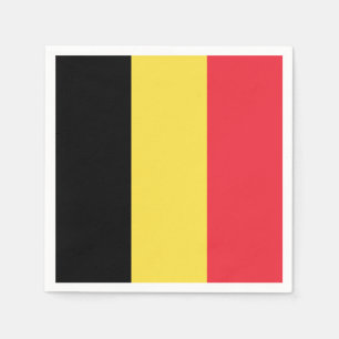 Belgien-Flagge Serviette