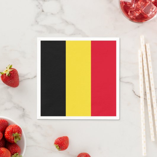 Belgien-Flagge Serviette (Beispiel)