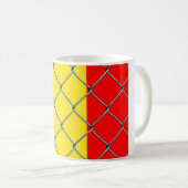 Belgien-Flagge Sicherheit  Kaffeetasse (VorderseiteRechts)