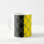 Belgien-Flagge Sicherheit  Kaffeetasse (Vorderseite Links)