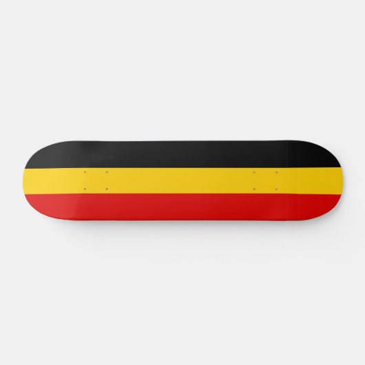 Belgien-Flagge Skateboard (Horizontal)