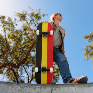Belgien-Flagge Skateboard