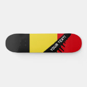 Belgien-Flagge Skateboard (Horizontal)