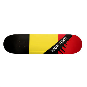 Belgien-Flagge Skateboard