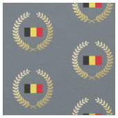 Belgien-Flagge Stoff (Nahaufnahme)