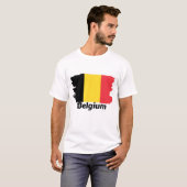 Belgien-Flagge T-Shirt (Vorne ganz)