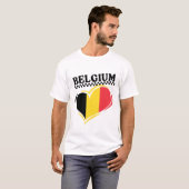 Belgien-Flagge T-Shirt (Vorne ganz)