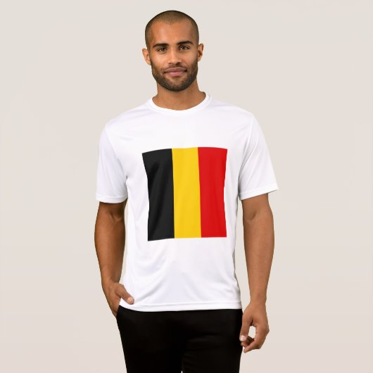 Belgien-Flagge T-Shirt (Vorne ganz)