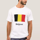 Belgien-Flagge T-Shirt (Vorderseite)