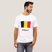 Belgien-Flagge T-Shirt (Vorne ganz)