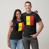 Belgien-Flagge T-Shirt (Unisex)