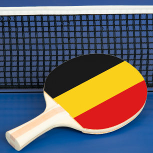Belgien-Flagge Tischtennis Schläger