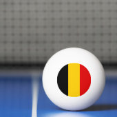 Belgien-Flagge Tischtennisball (Netto)