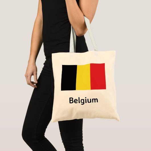 Belgien-Flagge Tragetasche (Vorderseite (Produkt))