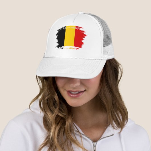Belgien-Flagge Truckerkappe (Beispiel)