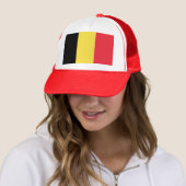 Belgien-Flagge Truckerkappe (Beispiel)