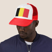 Belgien-Flagge Truckerkappe (Beispiel)