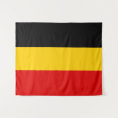 Belgien-Flagge Wandteppich (Vorderseite (Horizontal))