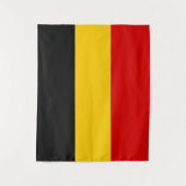 Belgien-Flagge Wandteppich (Vorderseite)