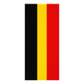 Belgien-Flagge Werbekarte (Hinten)