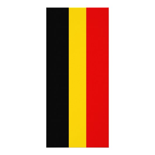 Belgien-Flagge Werbekarte (Hinten)
