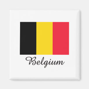 Belgien-Flaggen-Entwurf Magnet