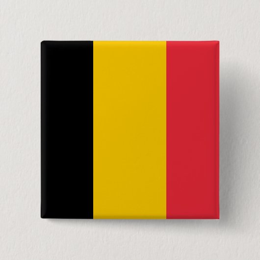 Belgien-Flaggen-Knopf Button (Vorderseite)