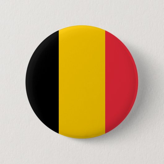 Belgien-Flaggen-Knopf Button (Vorderseite)
