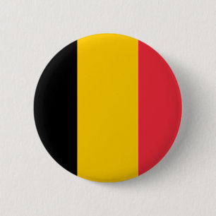 Belgien-Flaggen-Knopf Button