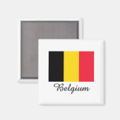 Belgien - Flaggen Magnet (Vorderseite/Rückseite)