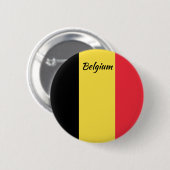 Belgien-Flaggen-runder Knopf Button (Vorne & Hinten)