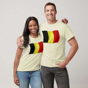 Belgien-Flaggen-Shirt T-Shirt