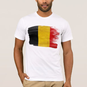 Belgien-Flaggen-T - Shirt