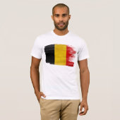 Belgien-Flaggen-T - Shirt (Vorne ganz)