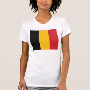Belgien-Flaggen-T - Shirt