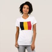 Belgien-Flaggen-T - Shirt (Vorne ganz)