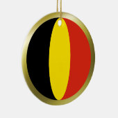 Belgien-Flaggen-Verzierung Keramikornament (Rechts)