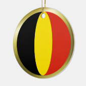 Belgien-Flaggen-Verzierung Keramikornament (Links)