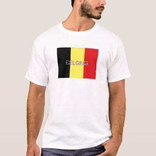 Belgien-Flaggenandenken-T - Shirt