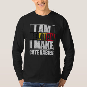 Belgien Flaggenstaat Belgien Männer und Frauen T-Shirt