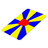 Belgien-Flaggenstaat West-Flandern Magnet (Linke Seite)