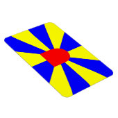 Belgien-Flaggenstaat West-Flandern Magnet (Rechte Seite)