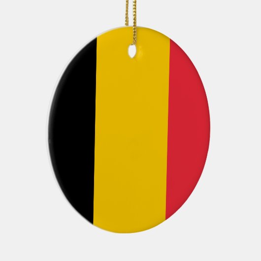 Belgien Flaggenverzierung Keramik Ornament (Rechts)
