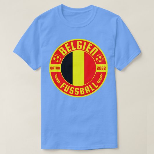 Belgien Fussball 3 T-Shirt (Design vorne)