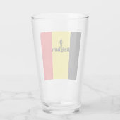 Belgien Fußball Glas (Rückseite)