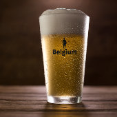 Belgien Fußball Glas